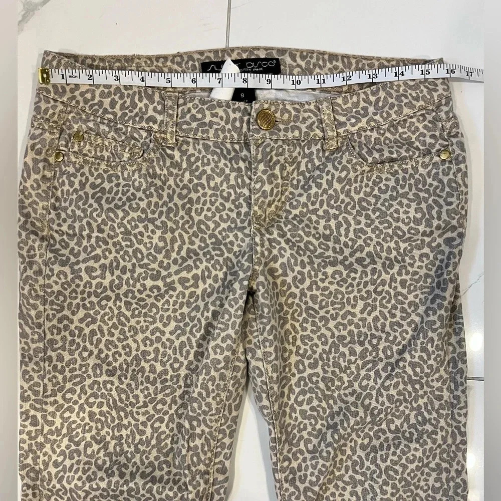 Celebrity Pink💰2 FOR $10💰/ Silent disco🪩/🐆 Skinny jeans/  Size US 9 - Picture 11 of 12